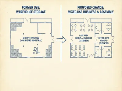 Change-of-use and occupancy classification analysis